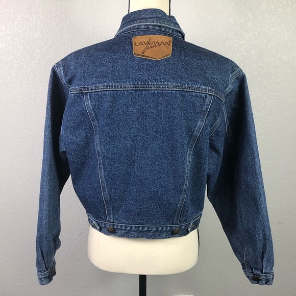 Vintage Lawman Cropped Denim Jacket - Picture 4 of 12